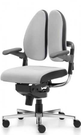 ROHDE & GRAHL DUO-BACK XENIUM-FREEWORK (каркас цвета "Алюминий") ортопедическое кресло