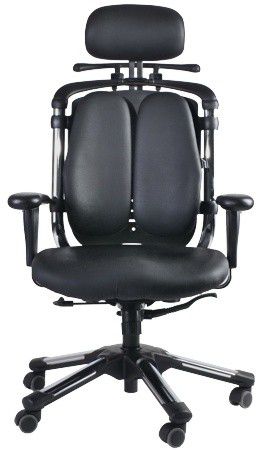 Hara Tech Vega анатомическое офисное кресло (кожа, одинарное сиденье)